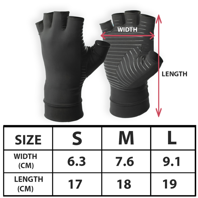 Copper Compression Gloves